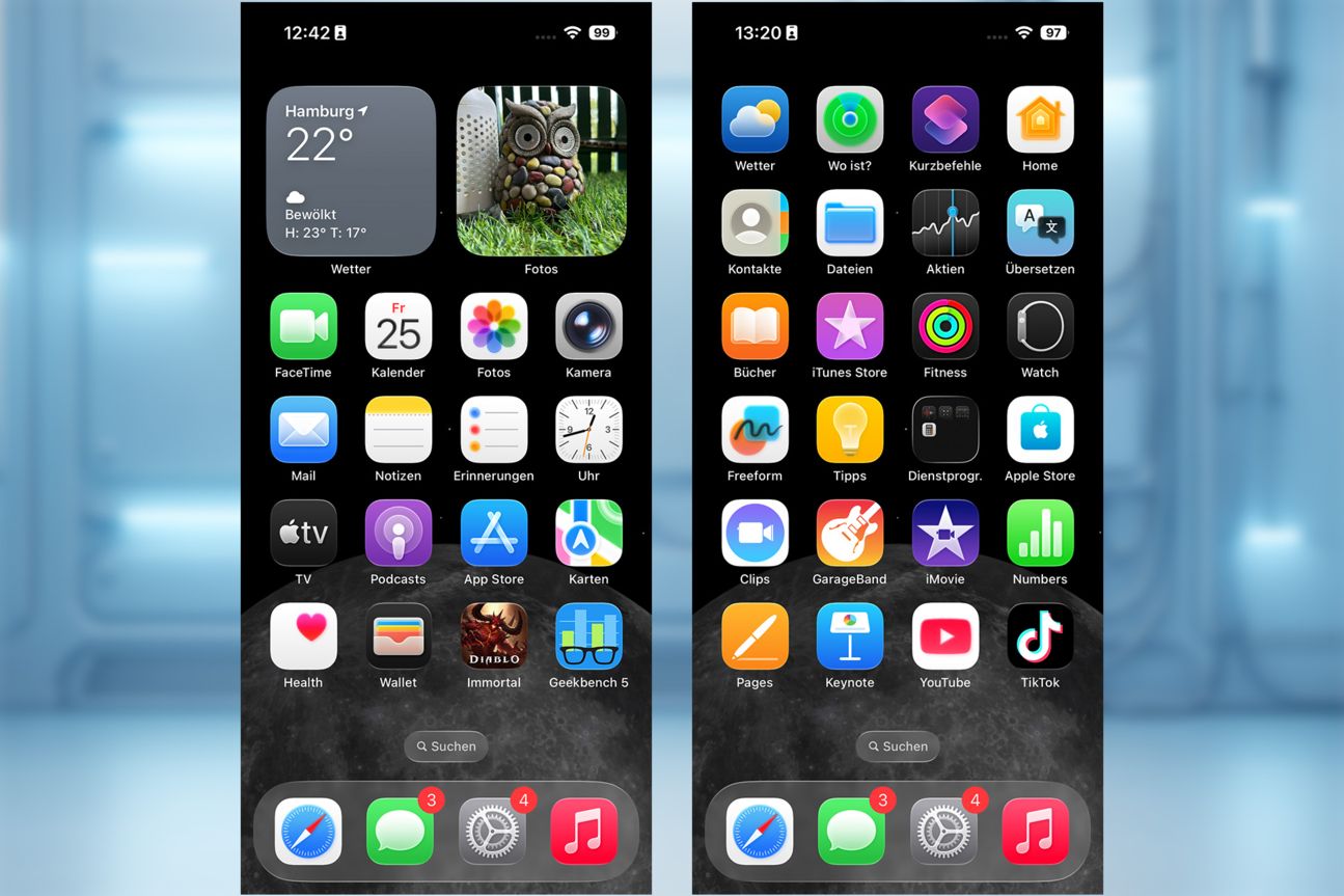 iOS 26 Homescreen