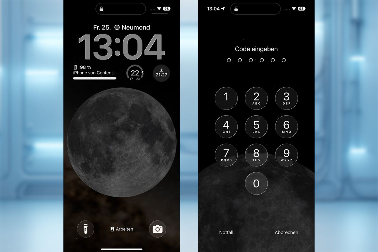 iOS 26 Sperrbildschirm