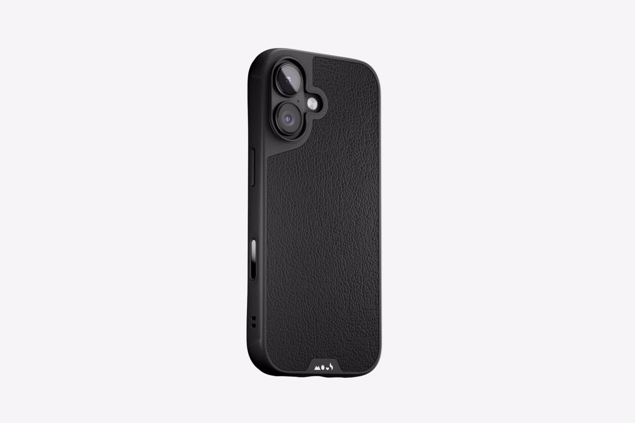 Mous Limitless (Black Leather) für iPhone 17
