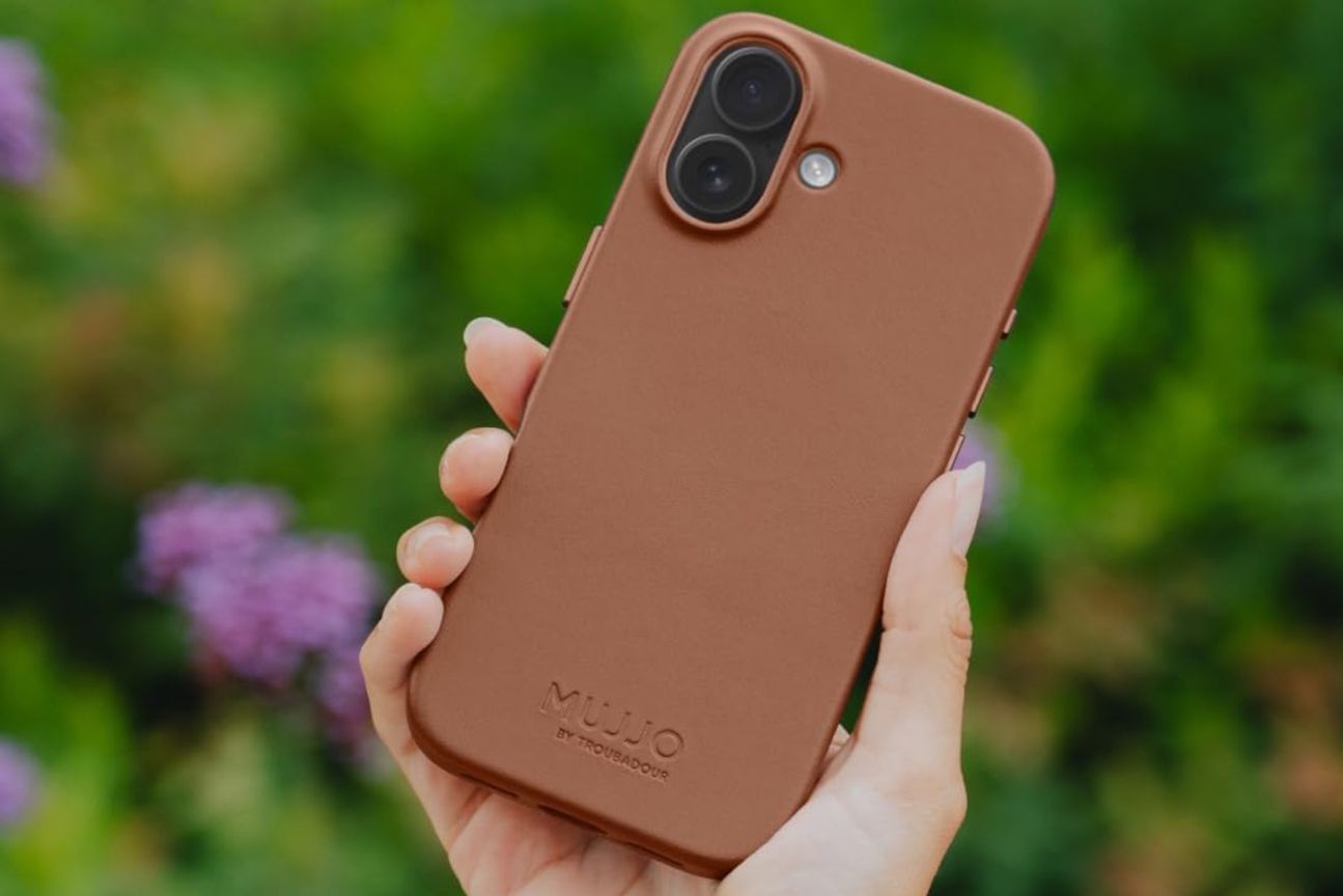 Mujjo Lederhülle für iPhone 17