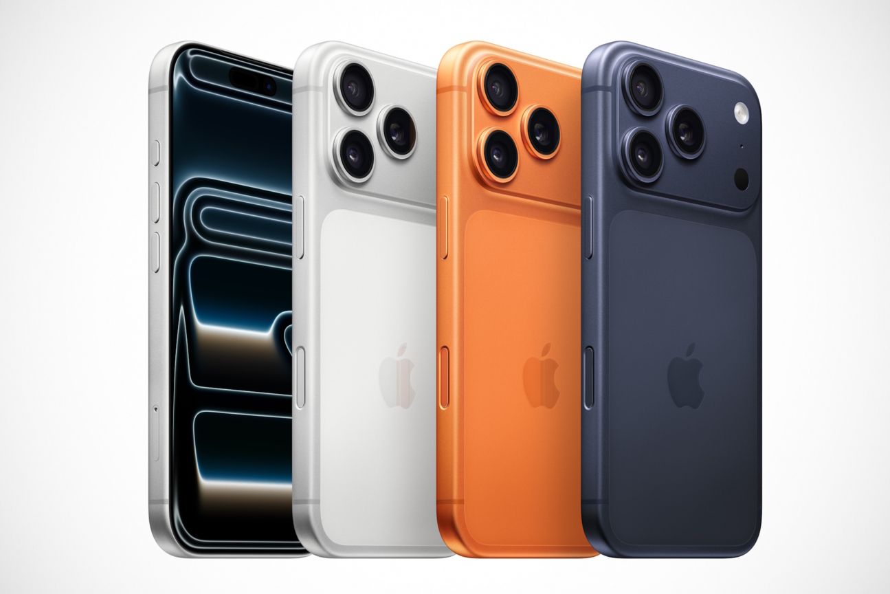 Das iPhone 17 Pro in allen Farben Das iPhone 17 Pro in allen Farben