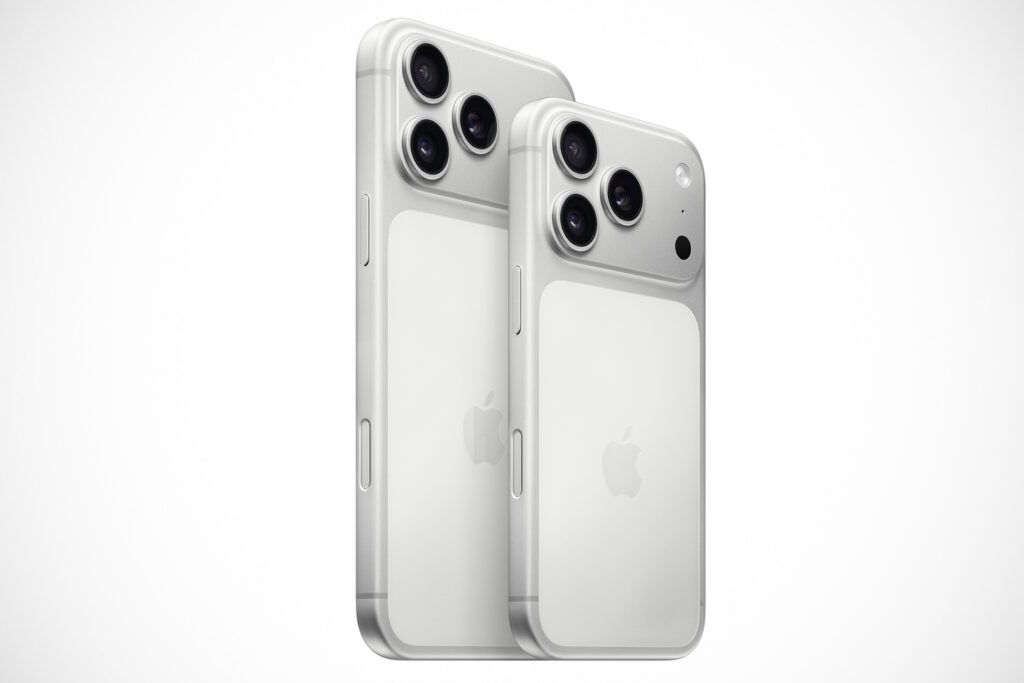 iPhone 17 Pro und Pro Max in Silber