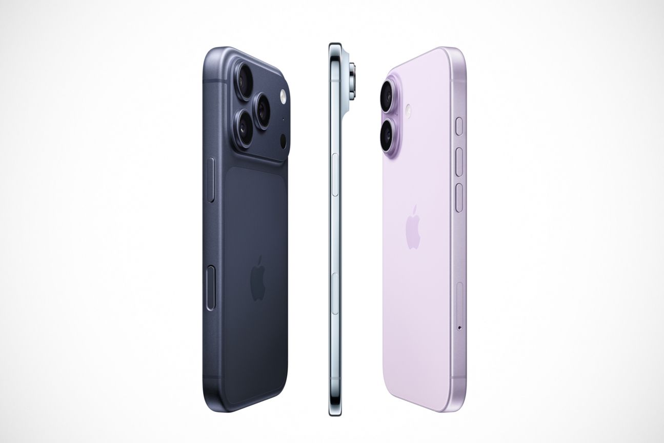 iPhone Air zwischen iPhone 17 Pro und 17
