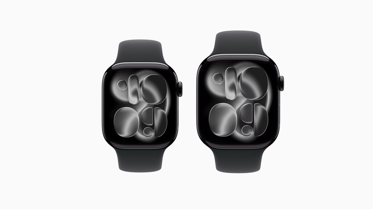 Apple Watch 11 in der Farbe Diamantschwarz