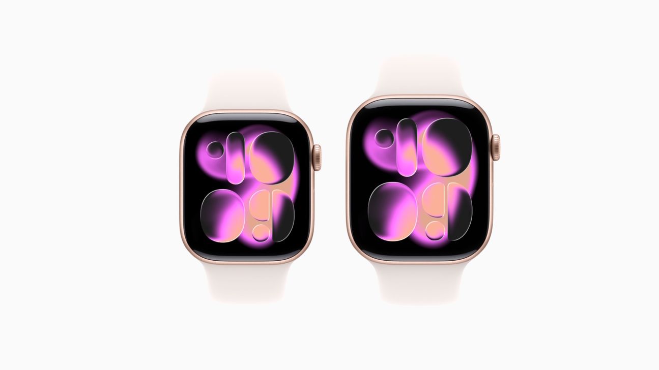 Apple Watch 11 in der Farbe Roségold