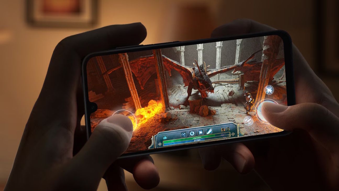 Galaxy A16 beim Gaming