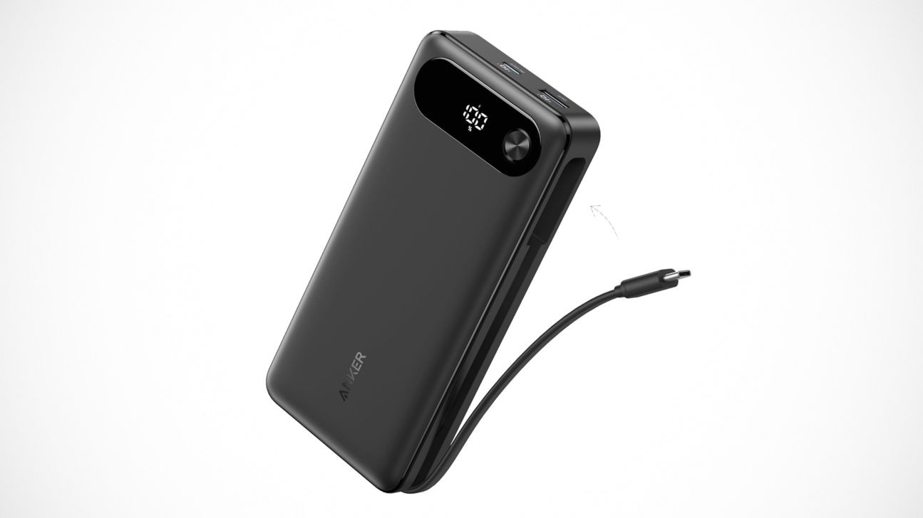 Anker Powerbank (20K, 87W, Integriertes USB-C Kabel)