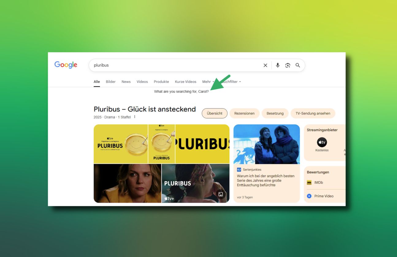 Pluribus Google-Suche Easter Egg