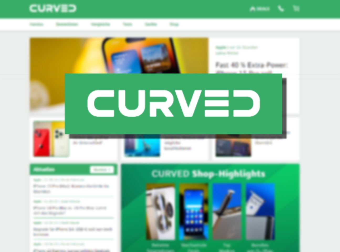 Apple iPhone 6 Curved Shop