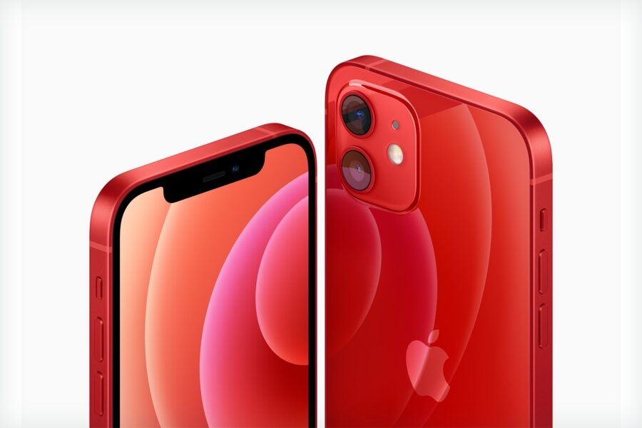 Apple iPhone 12 mini rot