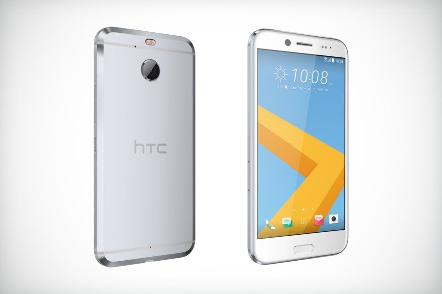 HTC 10 evo Weiß Front- und Rückseite