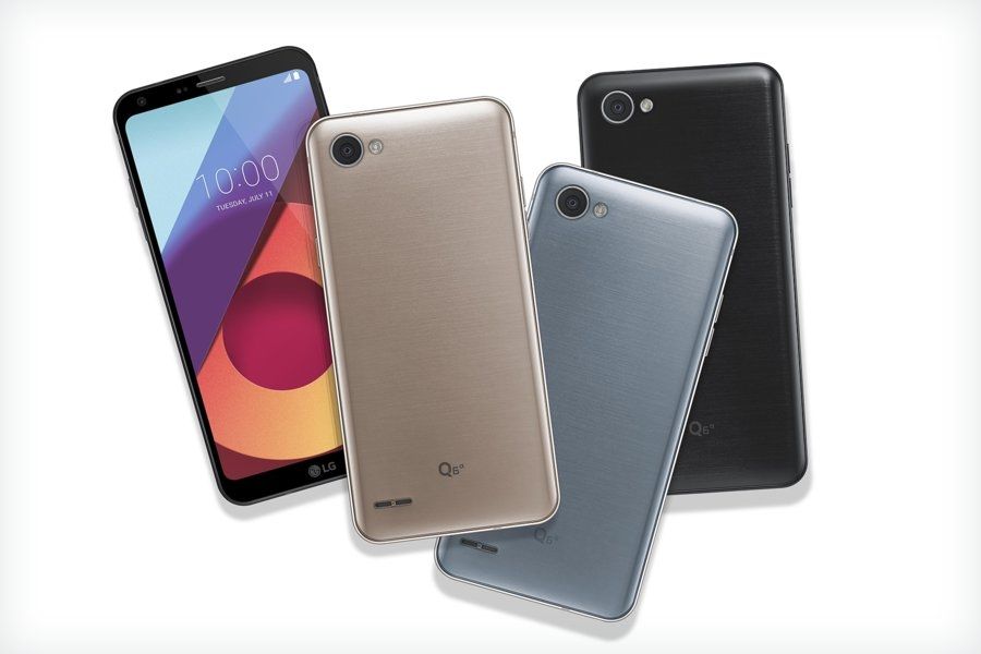 LG Q6 Front- und Rueckseite