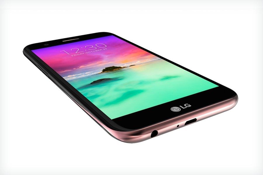 LG K10 (2017) liegend