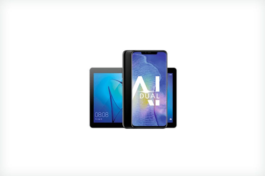 Huawei Mate 20 Pro mit Tablet