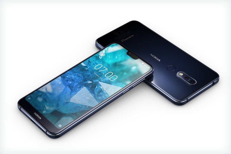 Nokia 7.1 Front- und Rückansicht