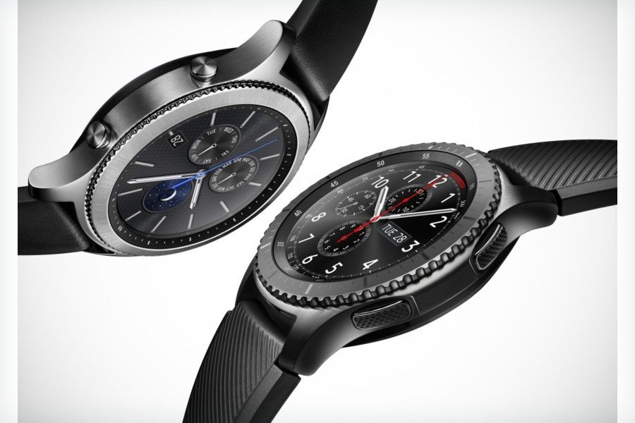 Samsung Gear S3 Frontier und Classic in Schwarz