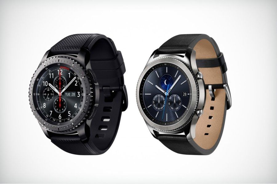 Samsung Gear S3 Frontier und Classic seitliche Frontansicht