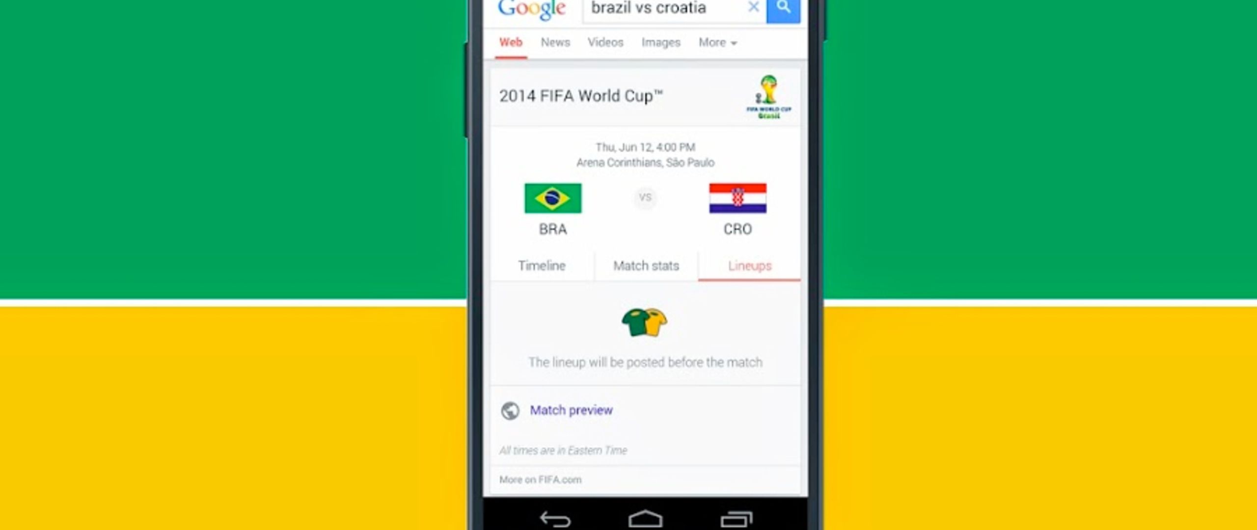 Die Google-Suche scheint zur WM 2014 in Topform zu sein