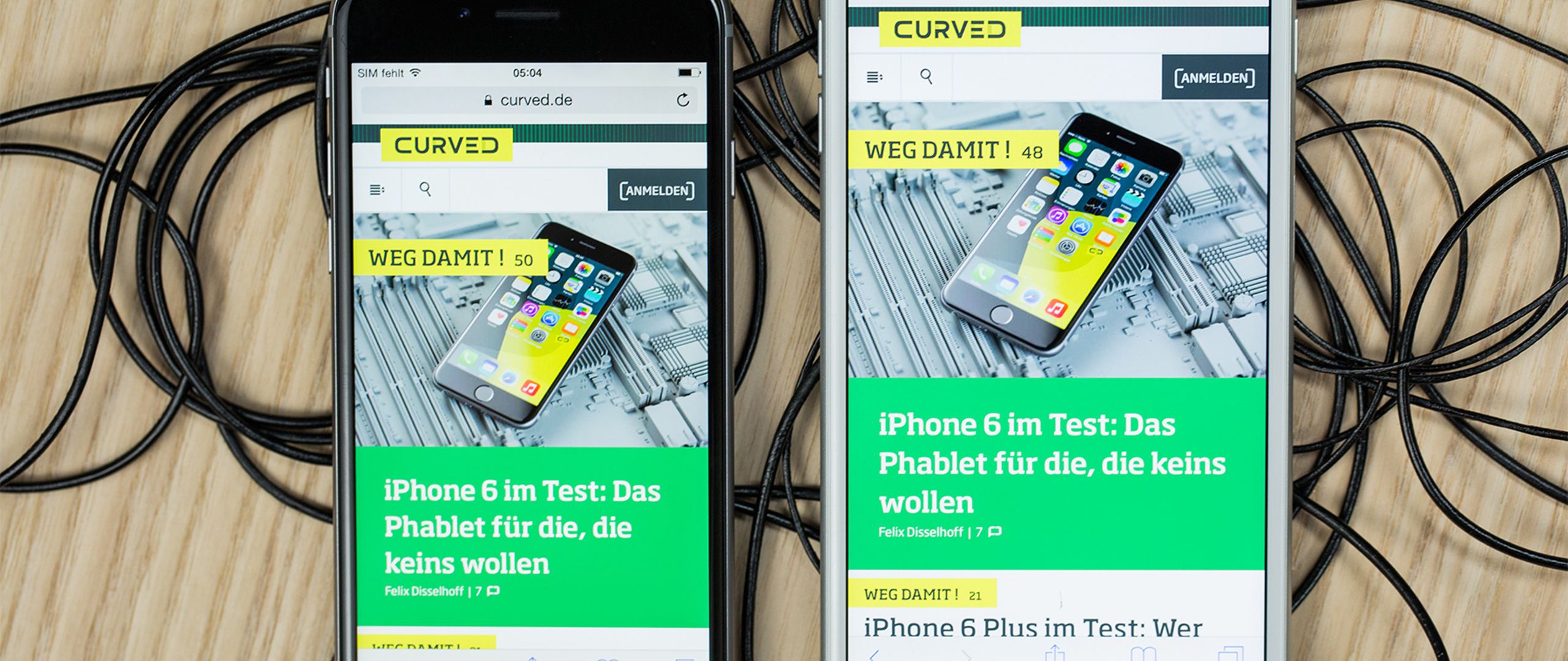 Vergleich iPhone 6 iPhone 6 Plus