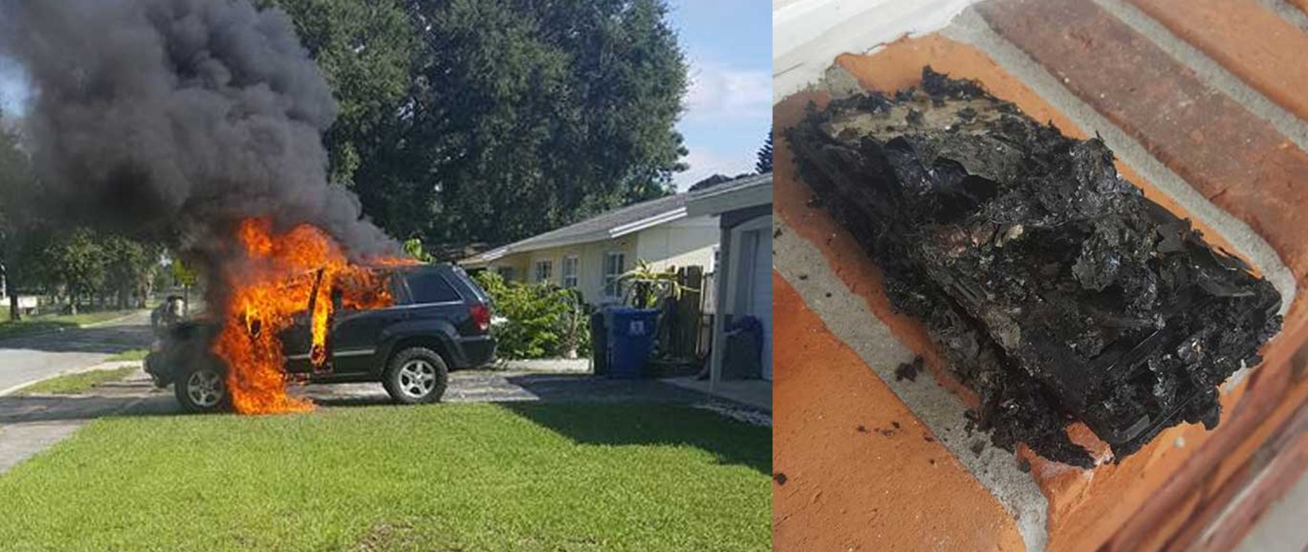 Galaxy Note 7 Jeep Explodierender Akku