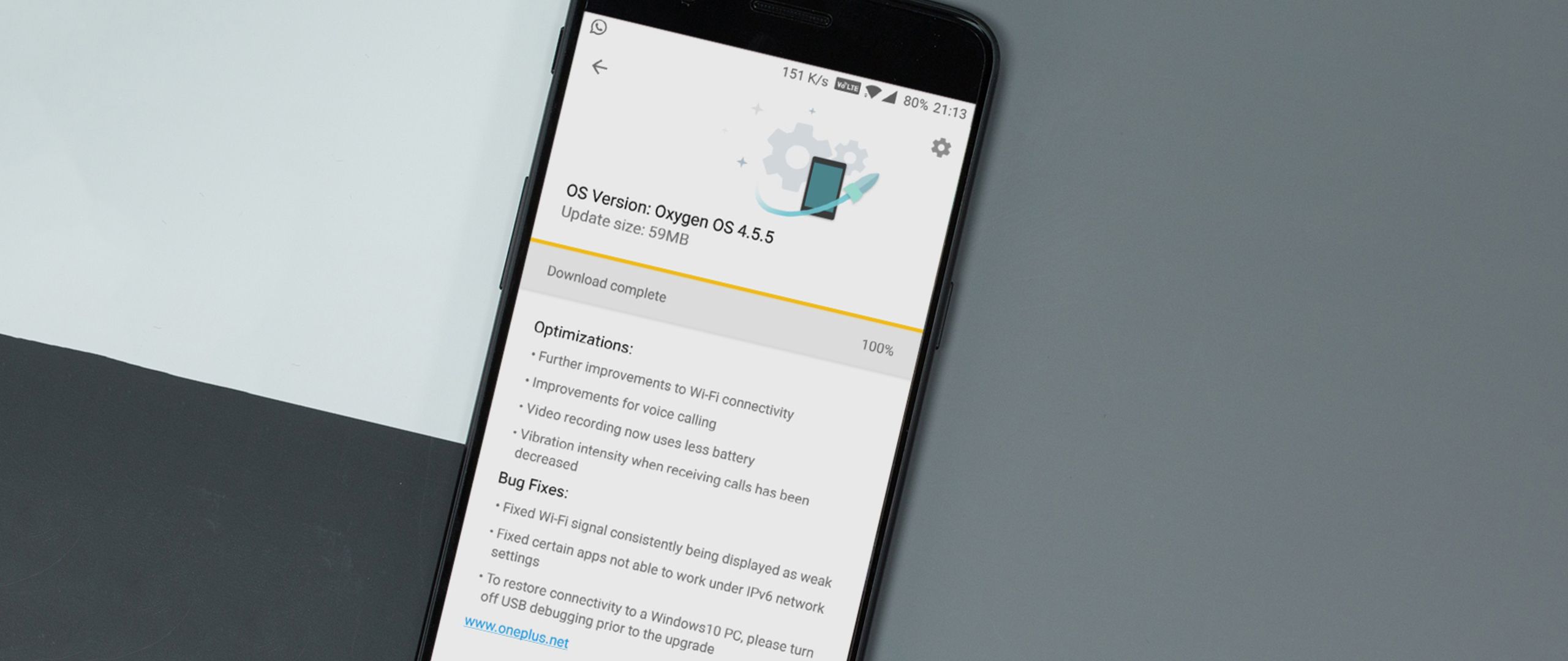 Oxygen OS 4.5.5