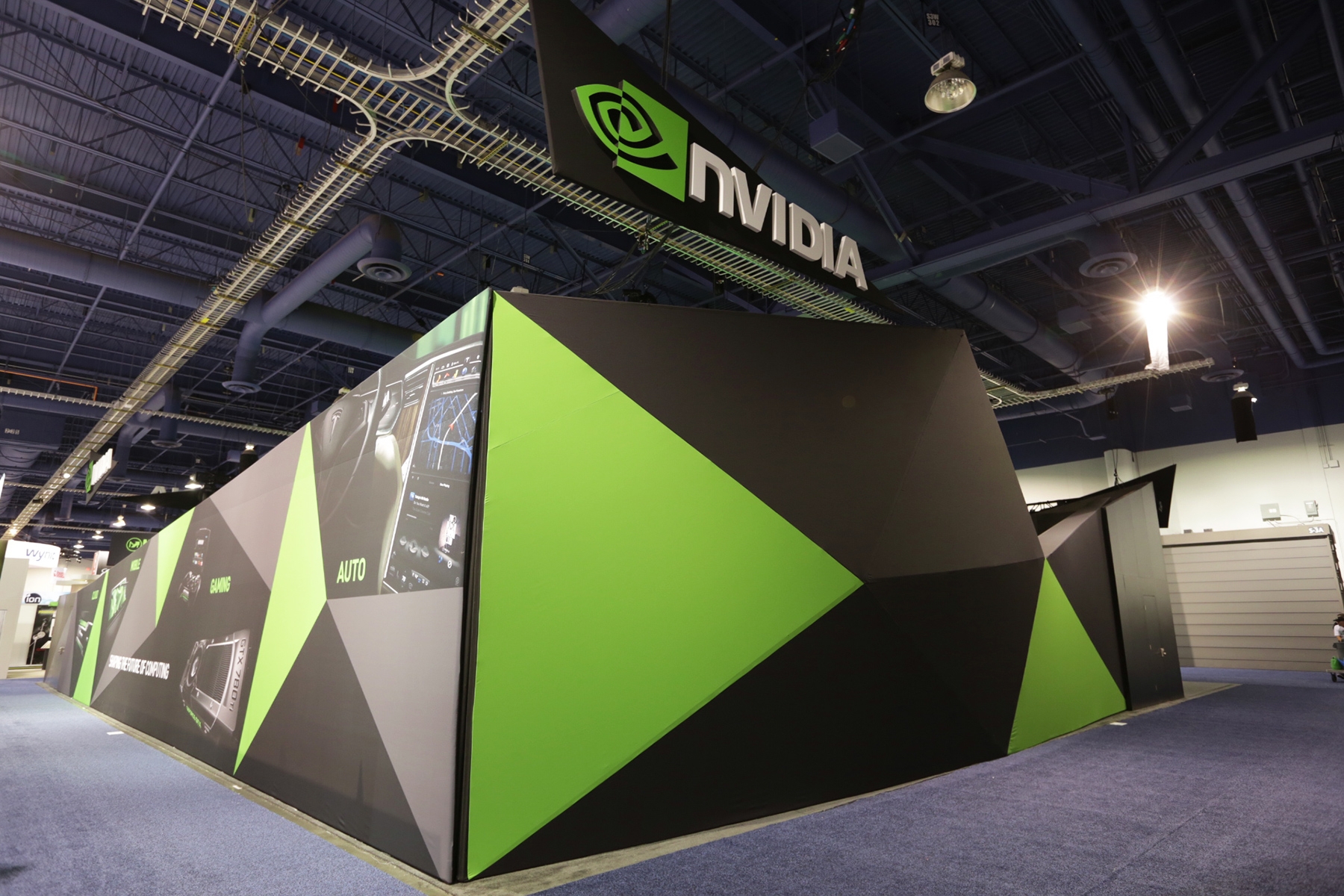 Nvidia auf einer Messe