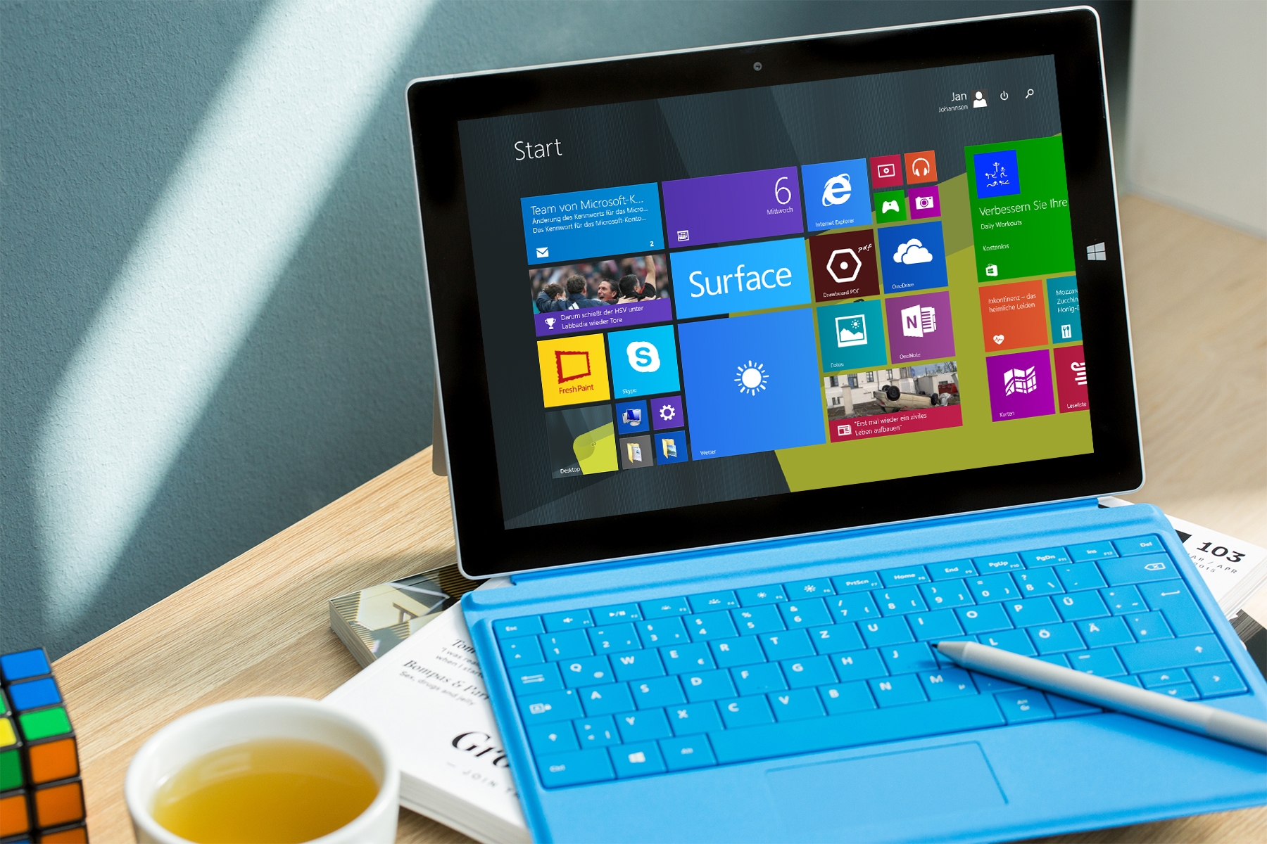 Microsofts Surface 3 hat einen 10,8 Zoll große Touchscreen.