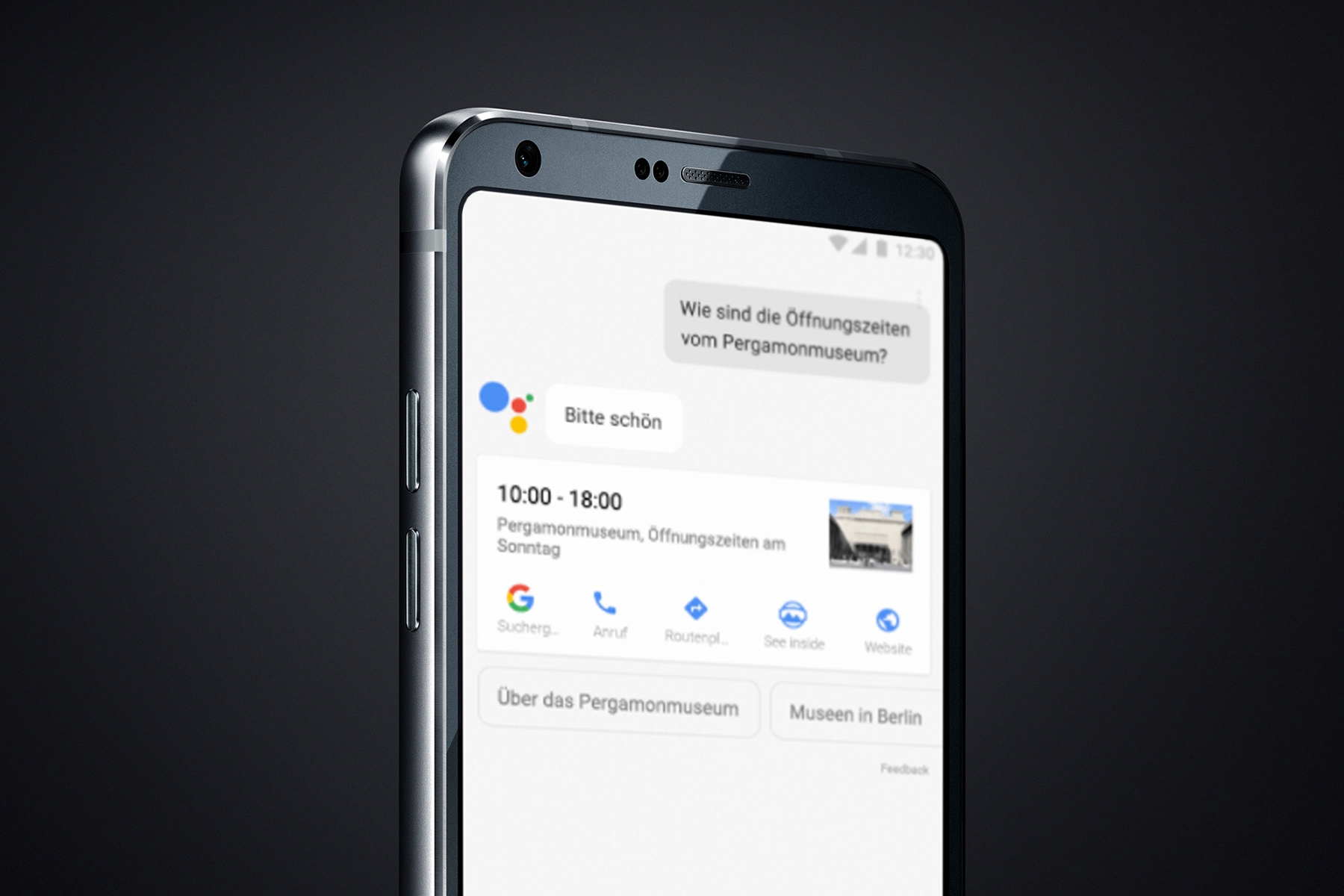 LG G6 mit Google Assistant.