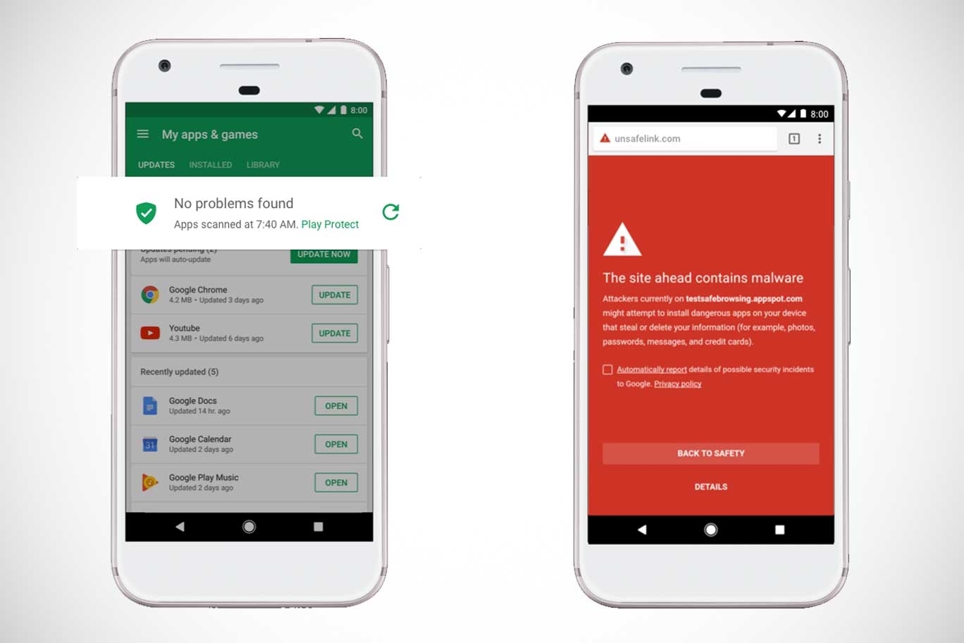 Google Play Protect schützt Euer Smartphone vor Schädlingen