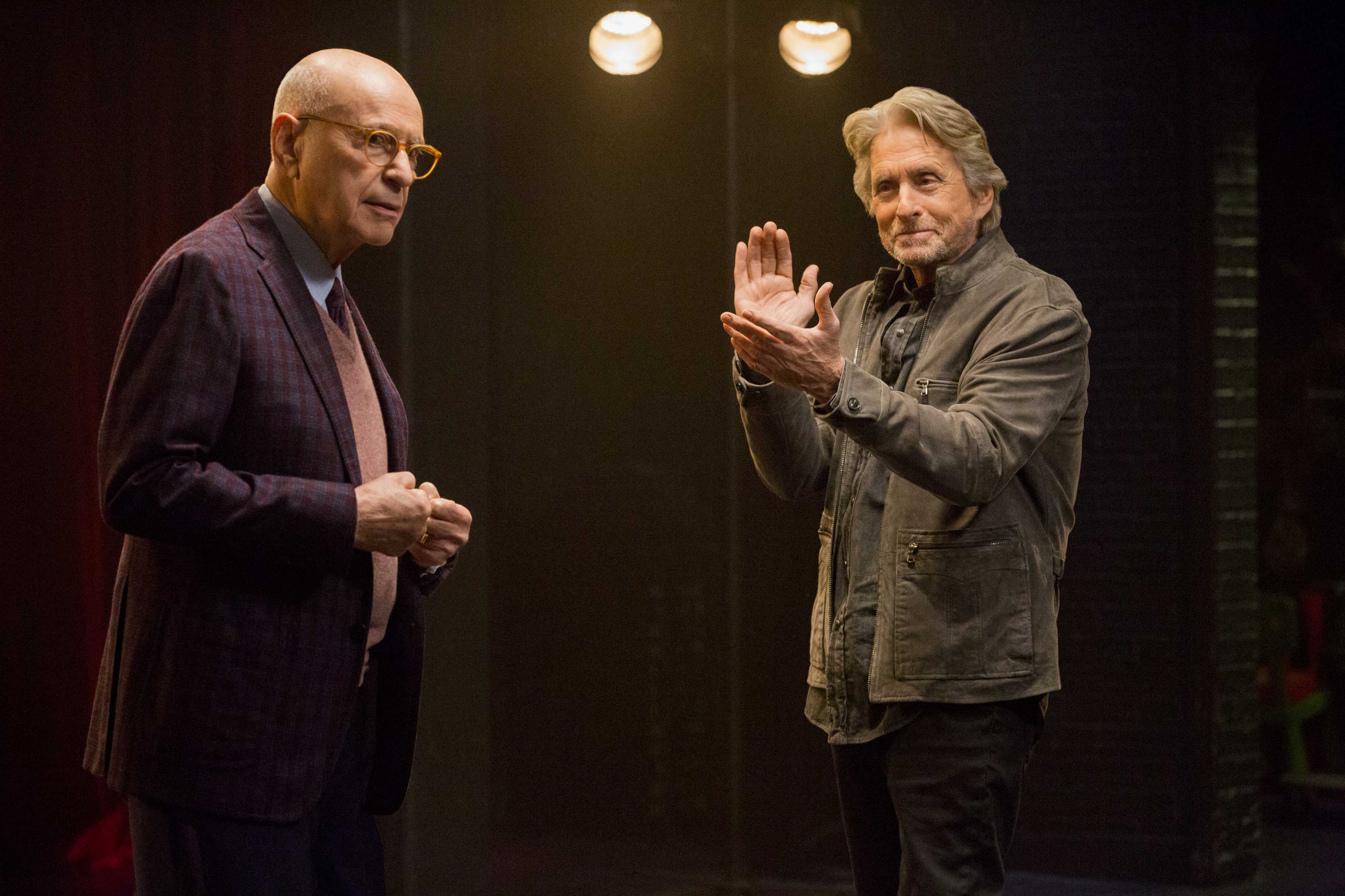 Alan Arkin, Michael Douglas in The Kominsky Method