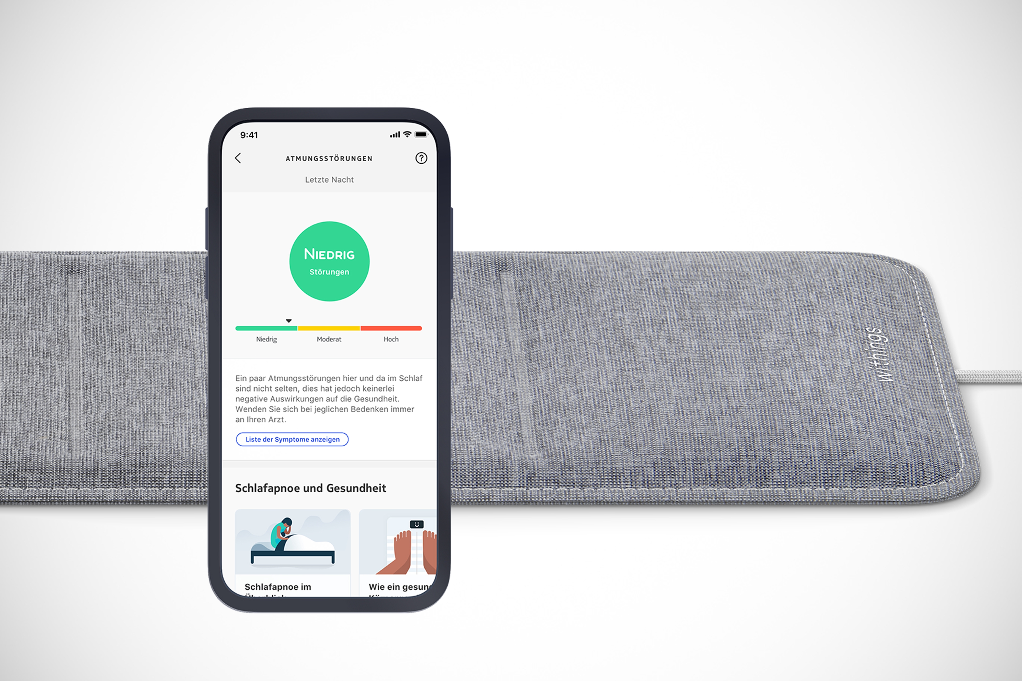 Withings Sleep Atmungssörungen