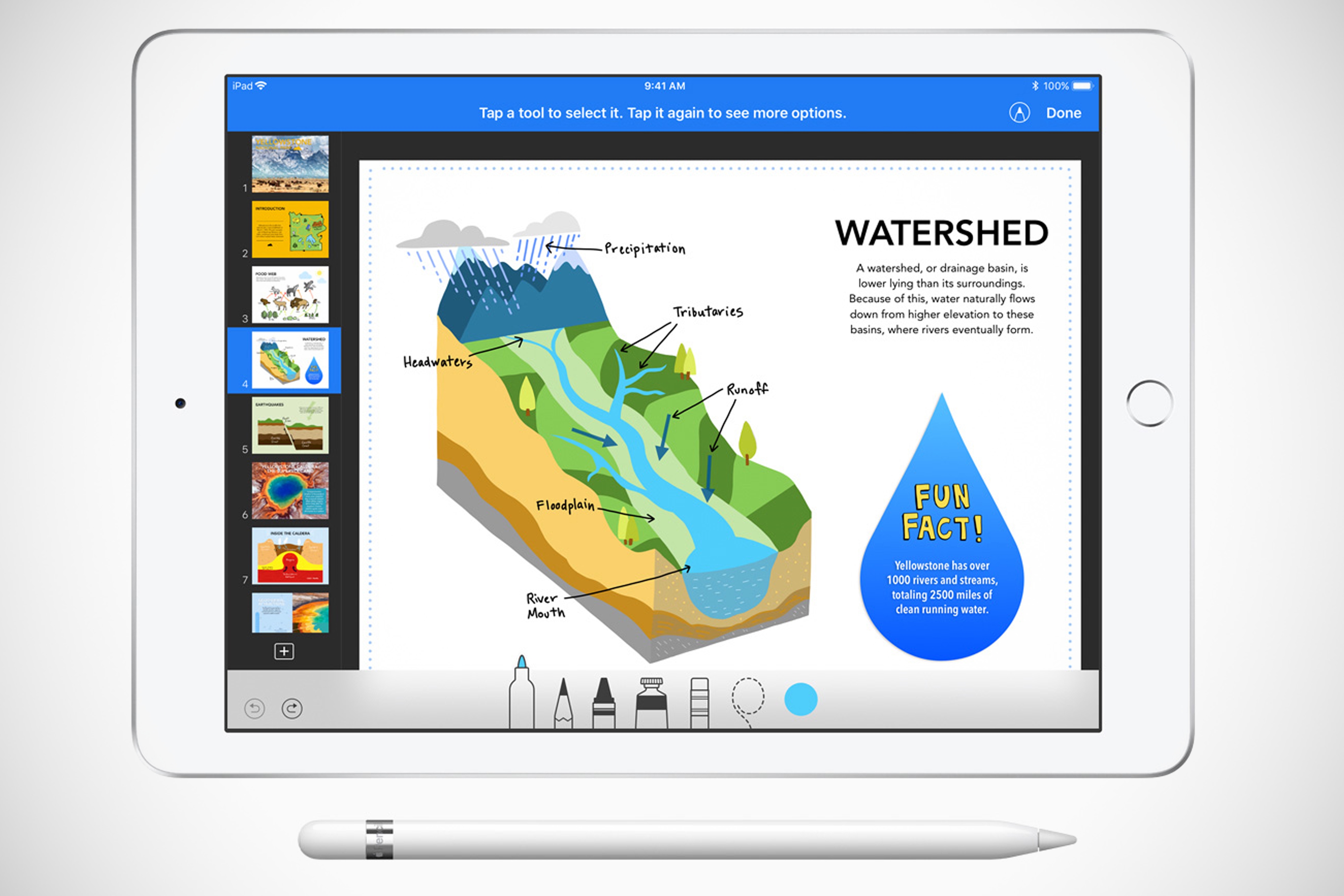 iWork auf dem oPad