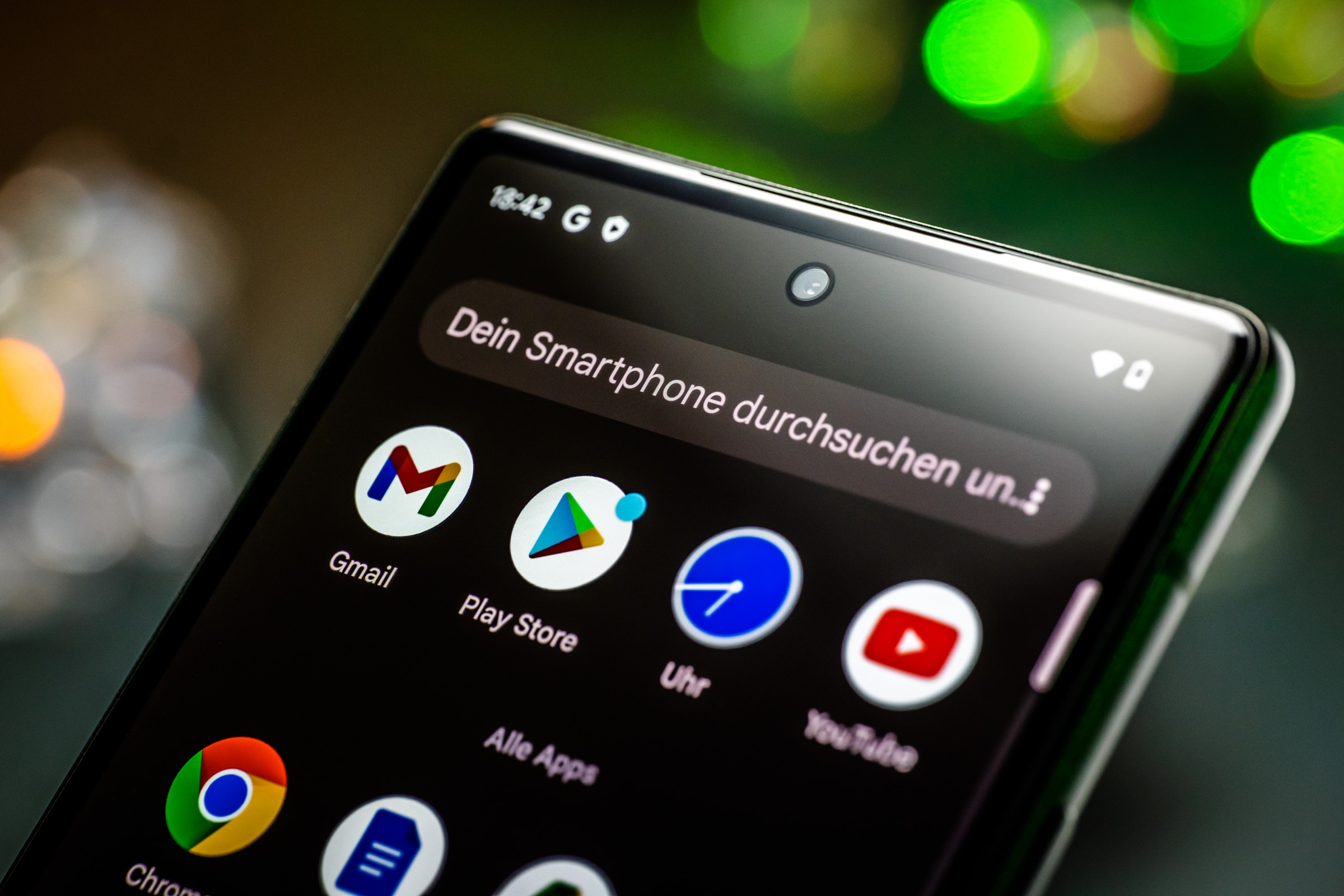 Apps auf dem Display des Pixel 6