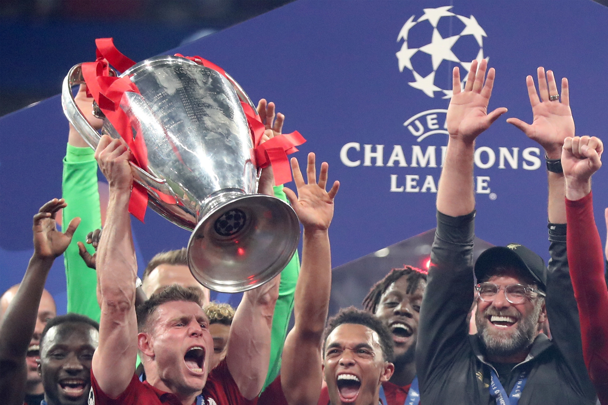 Liverpool mit Klopp im Champions League Finale