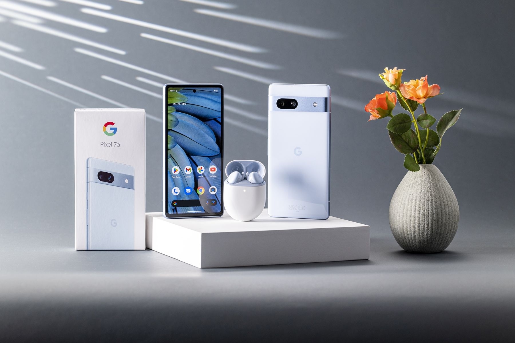 Pixel 7a mit Pixel Buds
