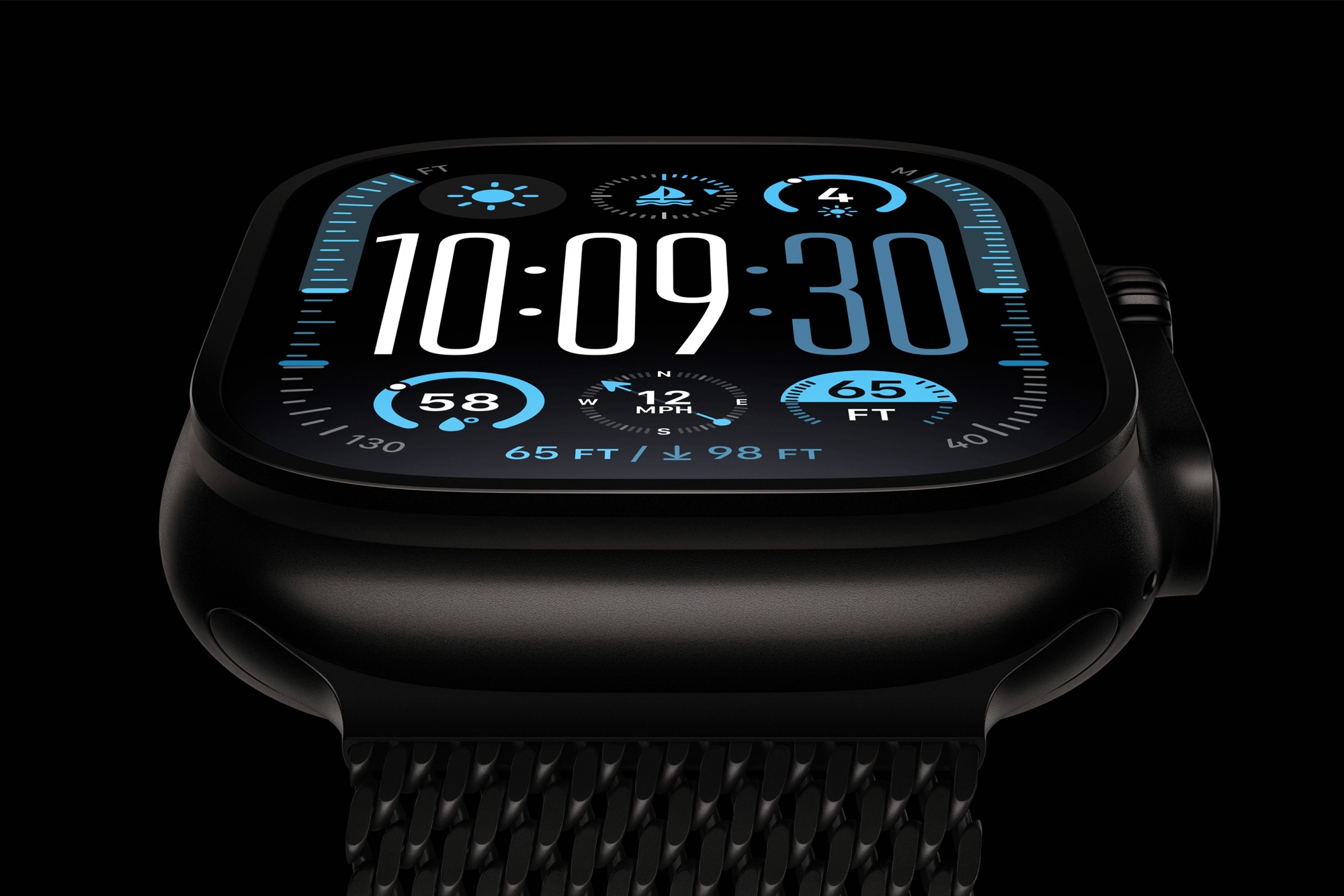 Apple Watch Ultra 2 in Schwarz