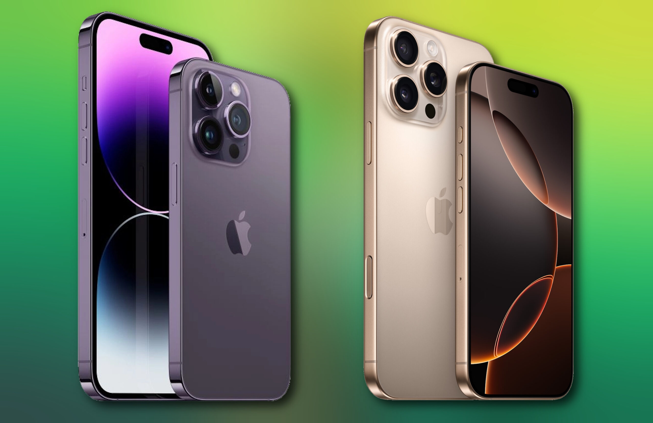 iPhone 14 Pro und iPhone 16 Pro