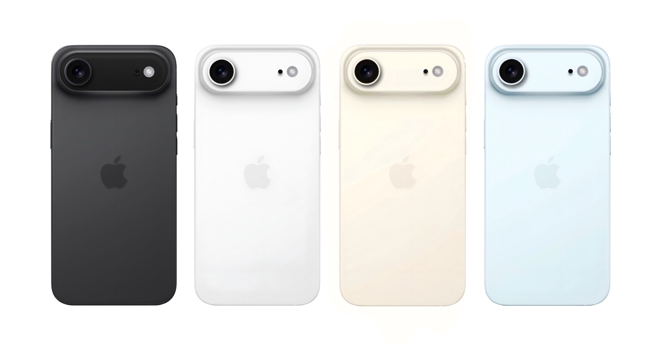 Apple iPhone 17 Air in vier Farben