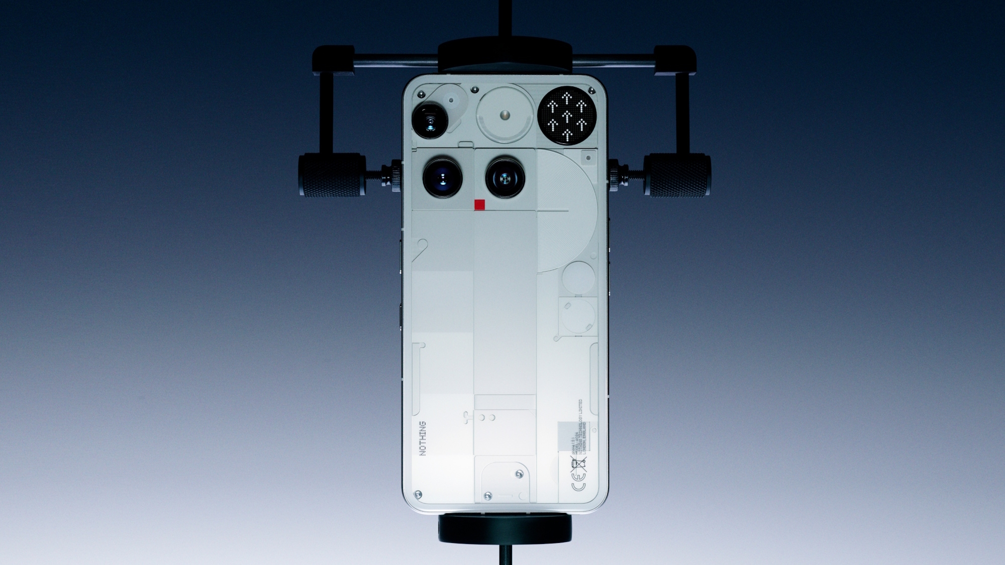 Das Nothing Phone (3) in Weiß