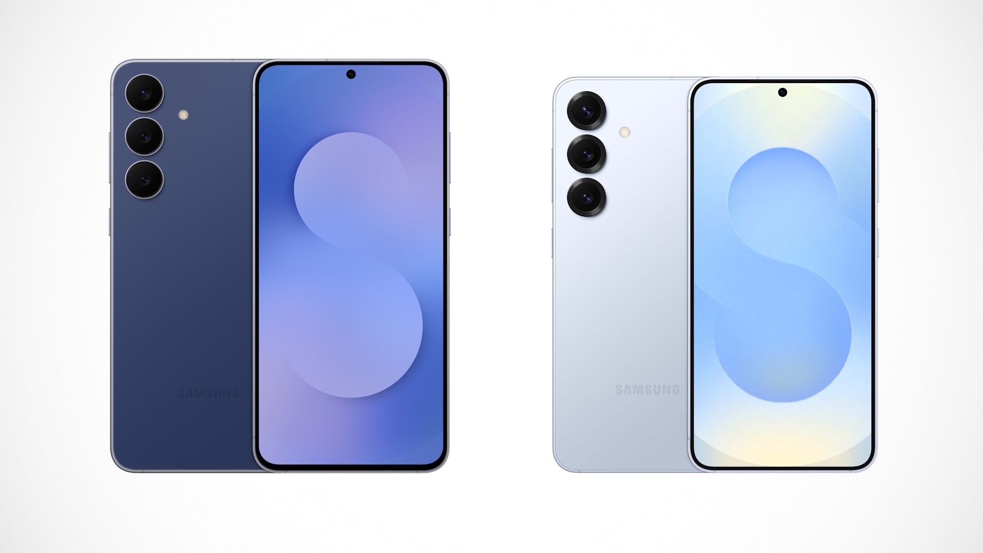 Galaxy S25 FE (l.) und Galaxy S25 (r.) im Vergleich