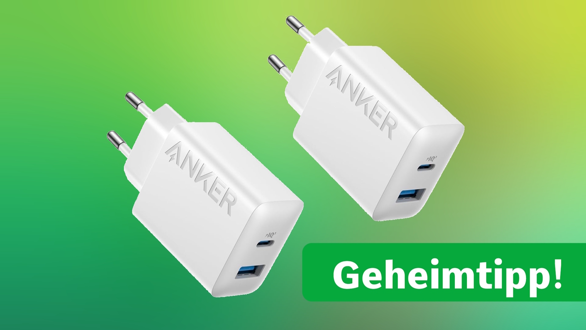 Anker Ladegeräte Deal Header