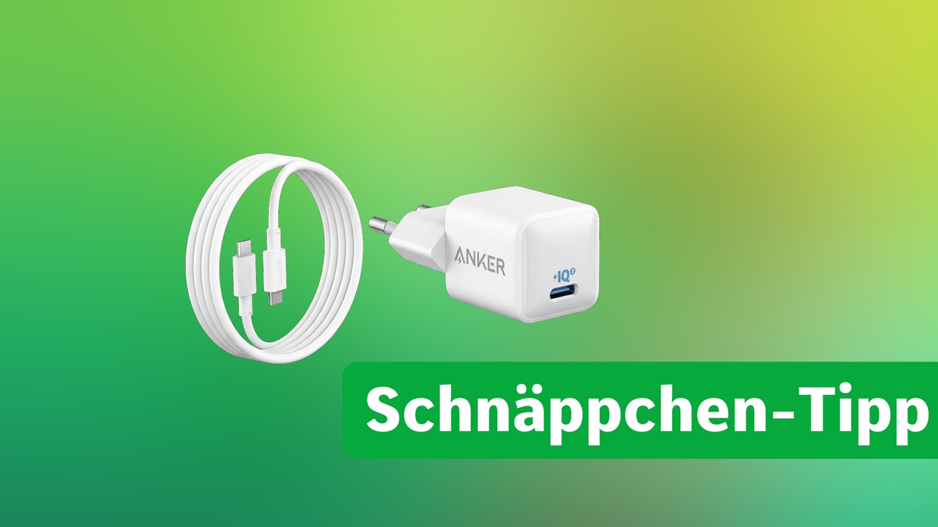 Anker Ladegerät Deal Header
