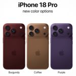 iPhone 18 Pro Farben