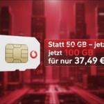 Vodafone Tarif-Angebot Header
