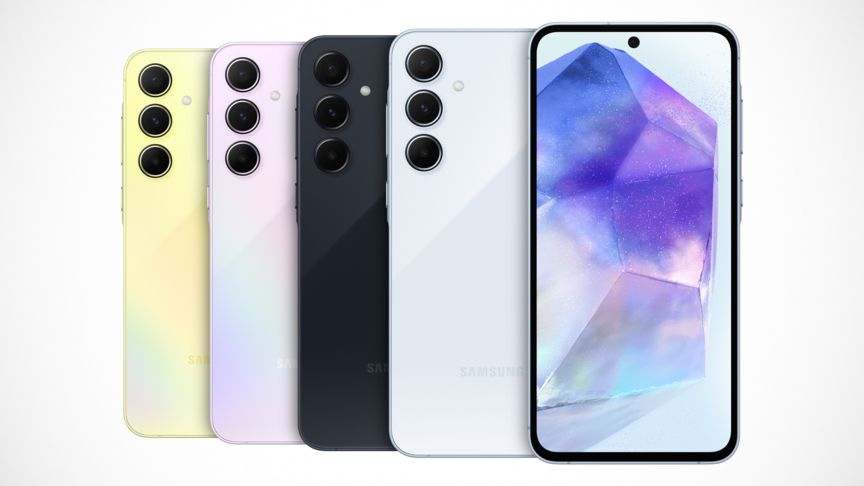 Das Galaxy A55 in allen Farben Samsung Galaxy A55: Alle Farben