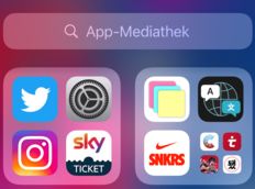 App-Mediathek in iOS 14