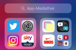 App-Mediathek in iOS 14 App-Mediathek in iOS 14