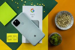 Google Pixel 5 Aufmacher Karton Google Pixel 5