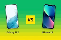 Galaxy S22 vs. iPhone 13 Galaxy S22 vs iPhone 13