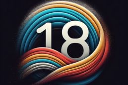 So stellt sich unsere Bilder-KI ein Logo für iOS 18 vor iOS 18 Logo KI